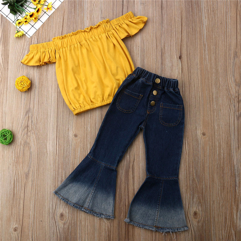 Baby Girls Flared Pants Outfit