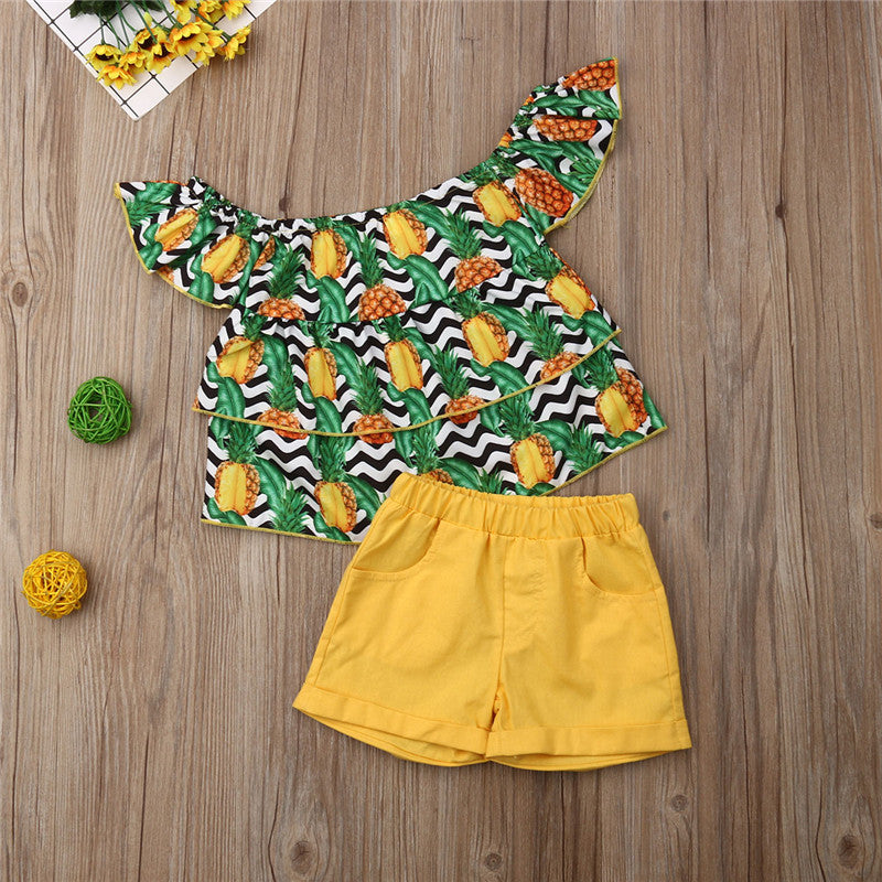 Baby Girls Pineapple Outfit